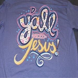 Girlie Girl Originals Y’all Need Jesus Size‎ Small NWOT